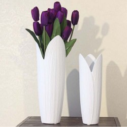 混批 簡約時尚家居飾品陶瓷擺件 白色陶瓷花瓶花器 義烏貨源批發