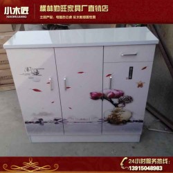 常州家具廠家長期供應加工烤瓷彩繪鞋柜 健康板式家居彩繪鞋柜