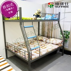 廠家新款鐵架子母床 上鋪1.2米下鋪1.5米鐵床 適合一家大小