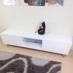 熙成家具 個性時尚烤漆電視柜 白亮光視聽柜電視機柜 廠家直銷