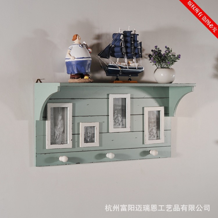 特價促銷 24CM帆船模型  地中海飾品 家居 實木手工雕刻 歐式多帆