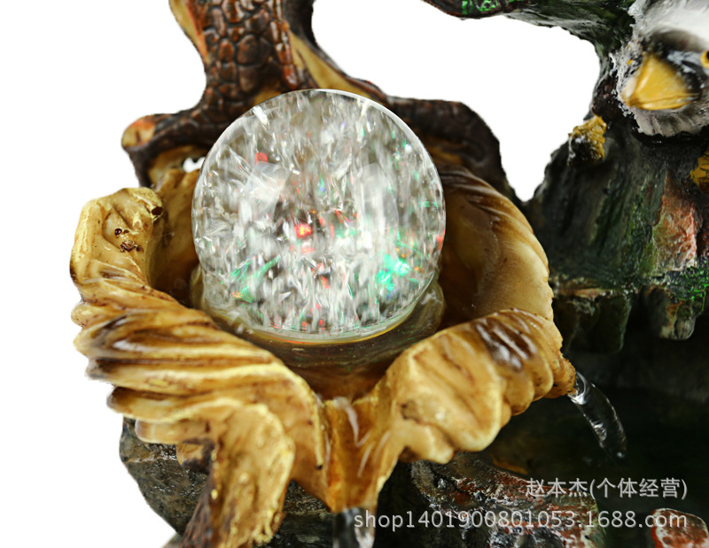 熱銷假山流水噴泉樹脂工藝品擺件 家居裝飾品辦公室裝飾廠家批發(fā)