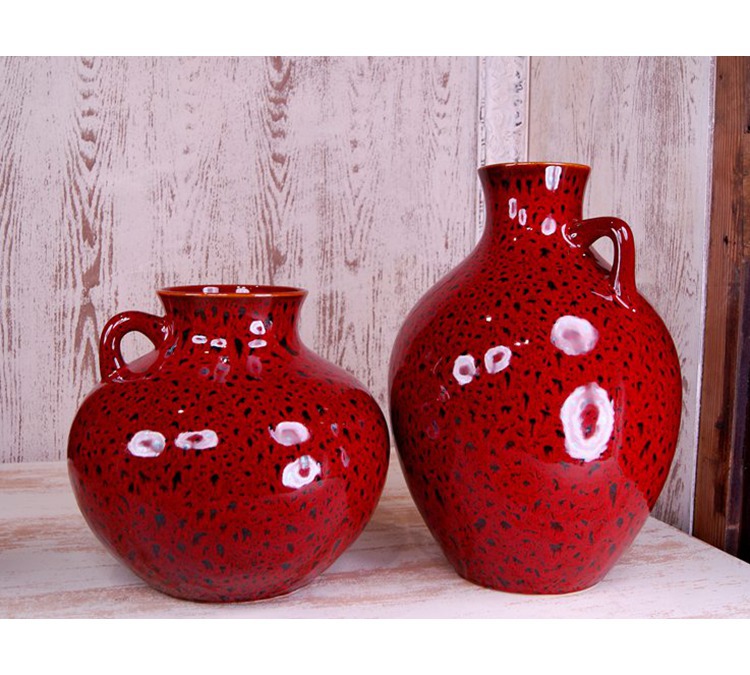 現(xiàn)貨供應客廳飾品 陶瓷花瓶 家居飾品 歐式創(chuàng)意軟裝【單耳罐】
