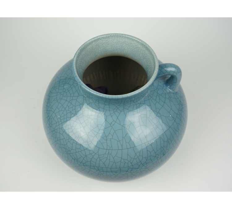 現(xiàn)貨供應客廳飾品 陶瓷花瓶 家居飾品 歐式創(chuàng)意軟裝【單耳罐】