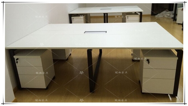 冠敏辦公家具/四人位辦公桌/桌子定做/簡(jiǎn)潔電腦桌/職員桌/簡(jiǎn)約