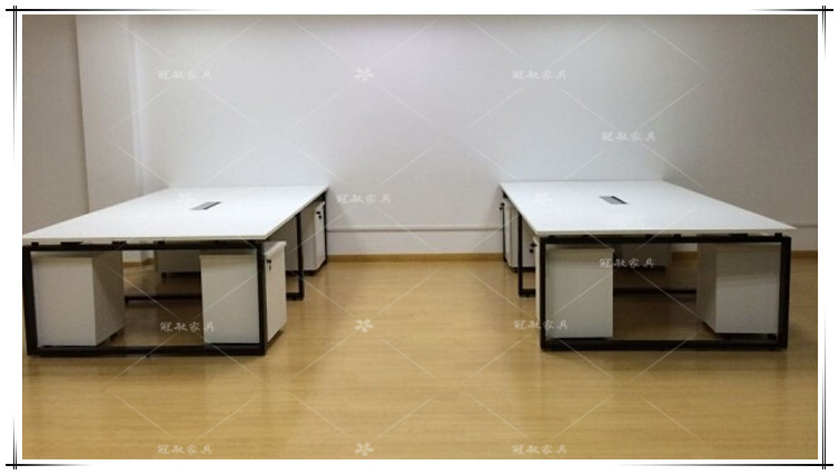 冠敏辦公家具/四人位辦公桌/桌子定做/簡(jiǎn)潔電腦桌/職員桌/簡(jiǎn)約