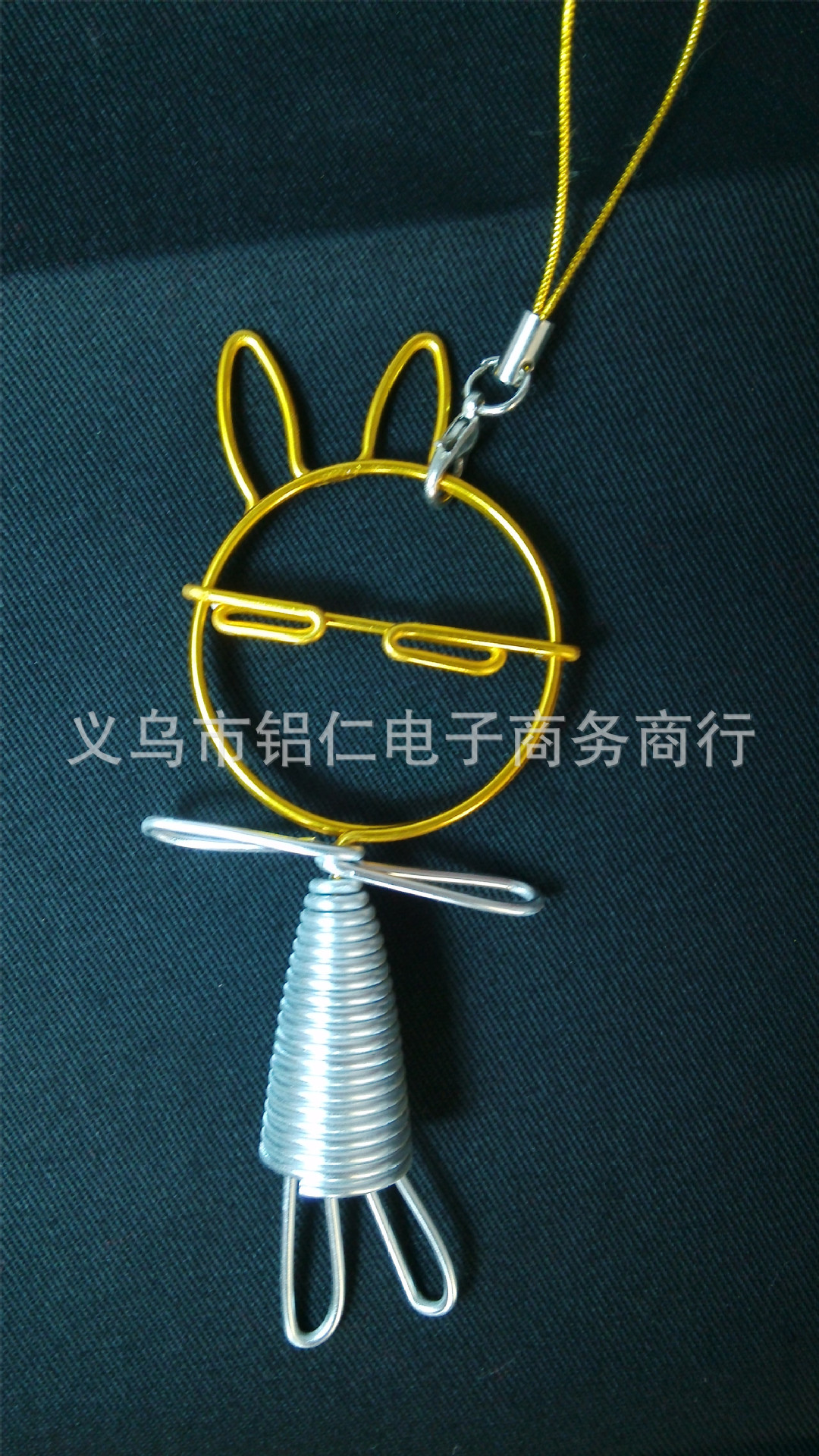 景區創意家居 萌萌噠彩色鋁絲DIY兔斯基飾品 金屬工藝品批發定做