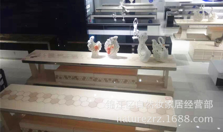 廠家直銷電視柜 不銹鋼鋼化玻璃板式家具5抽收納客廳爆款酒店家具